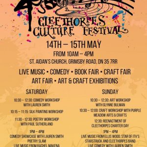 Cleethorpes Culture Festival (14th/15th May) announces plenty of activities to get involved with